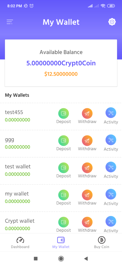 cryptwallet - crypto currency web wallet pro